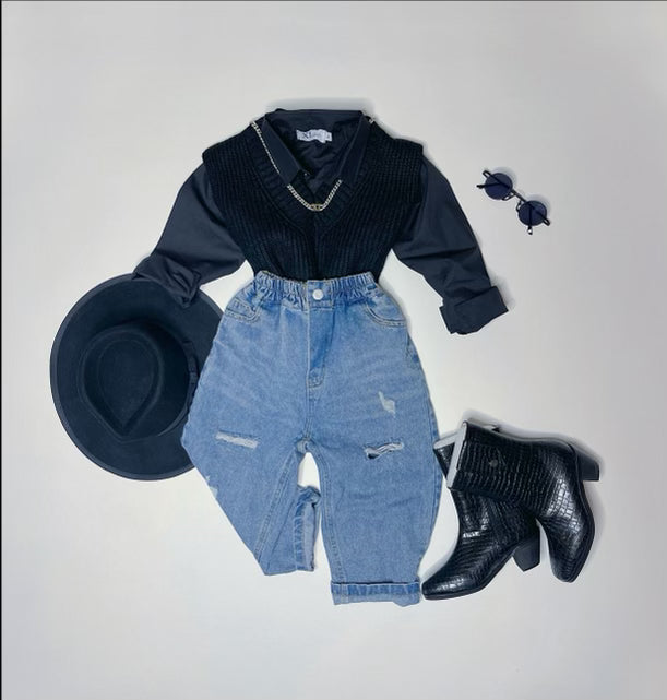 Black Button Down