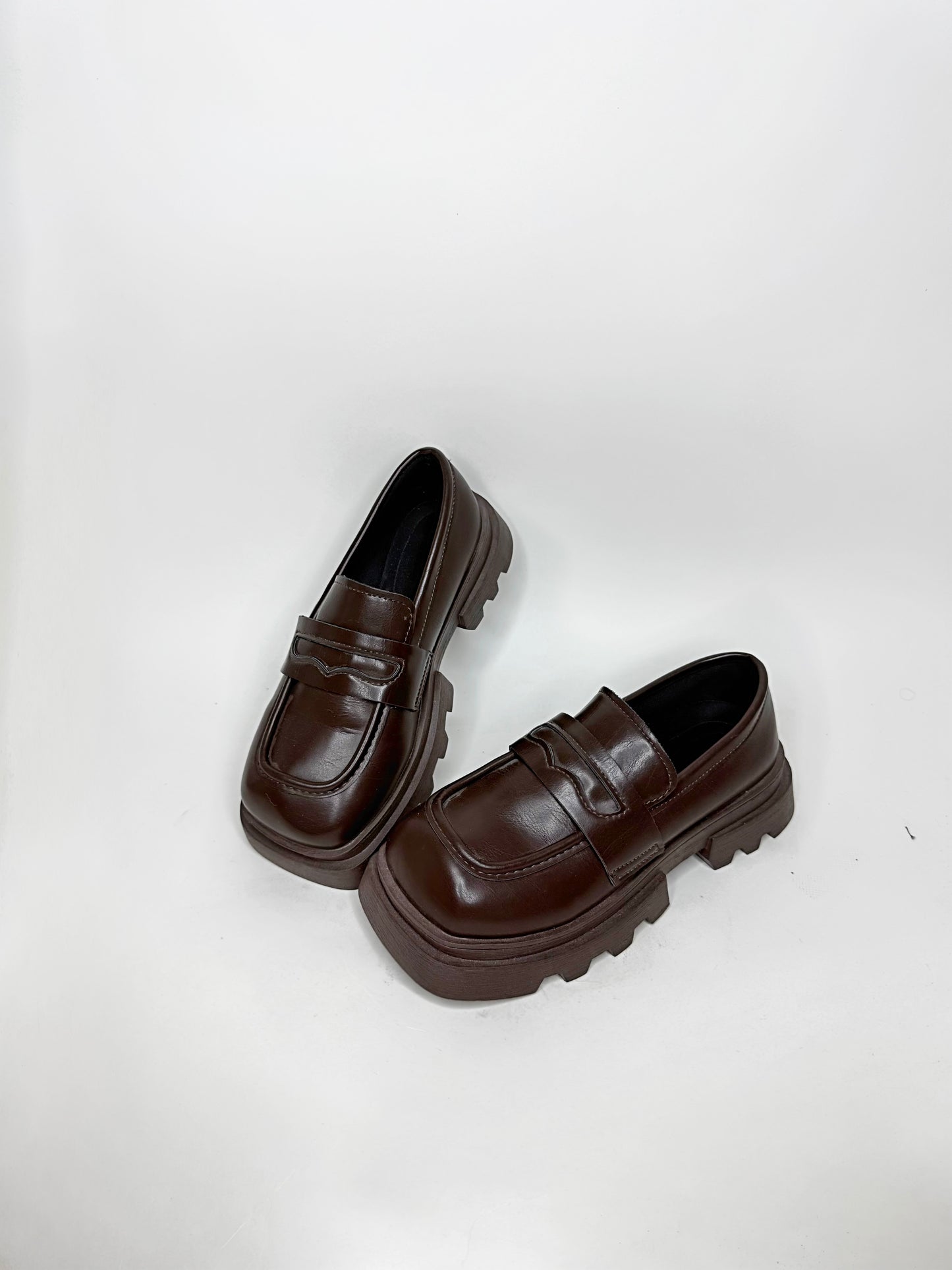 Penny Brown Loafers