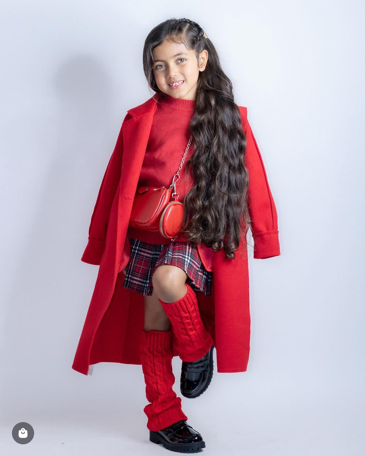 Red Wool Overcoat