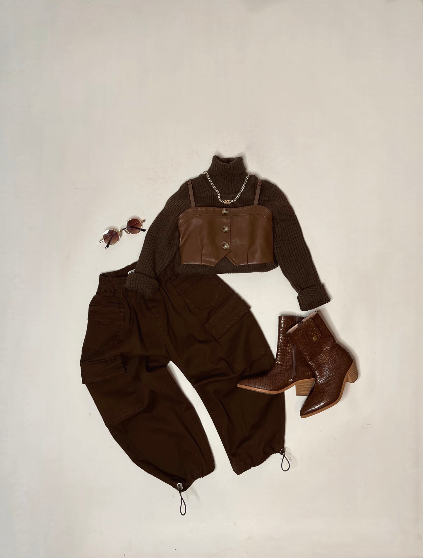 Dark brown Cargo Pants