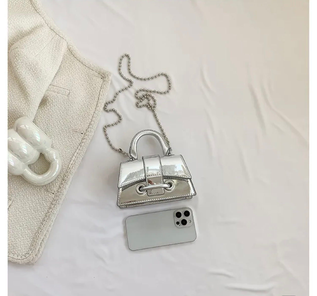 Amber Metallic Purse