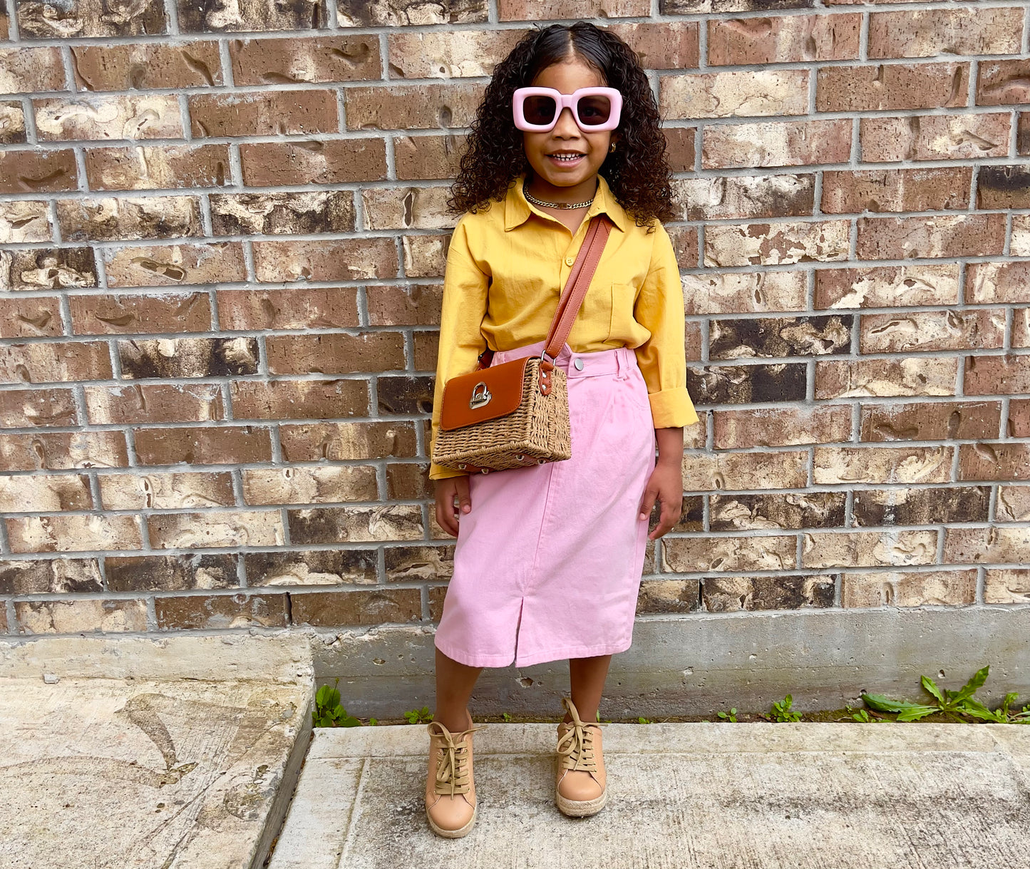 Yellow Button Down