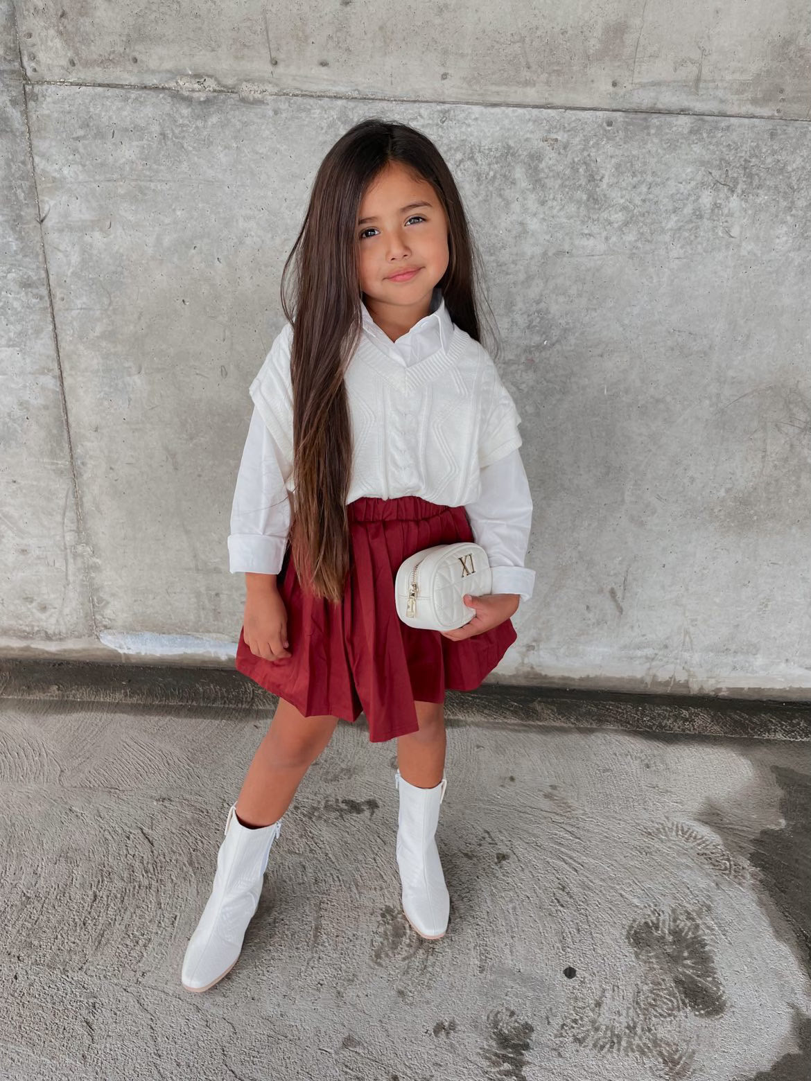 XIcollection Wine Skirt