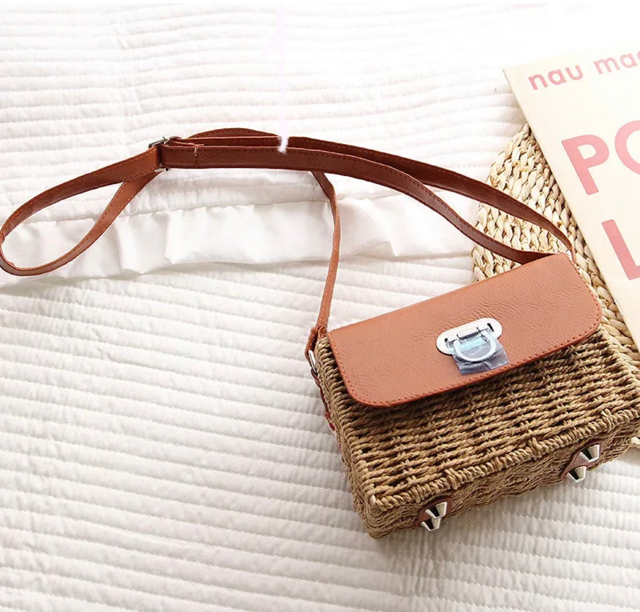 Leilani Crossbody Strawbag