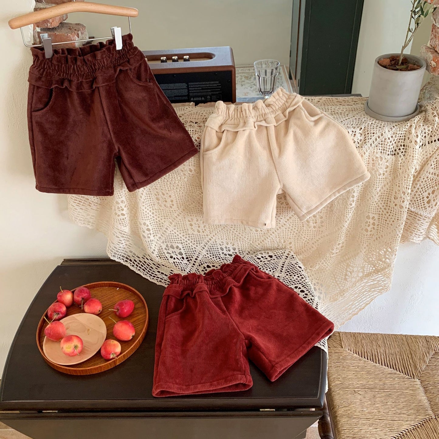 Teddy Shorts Beige