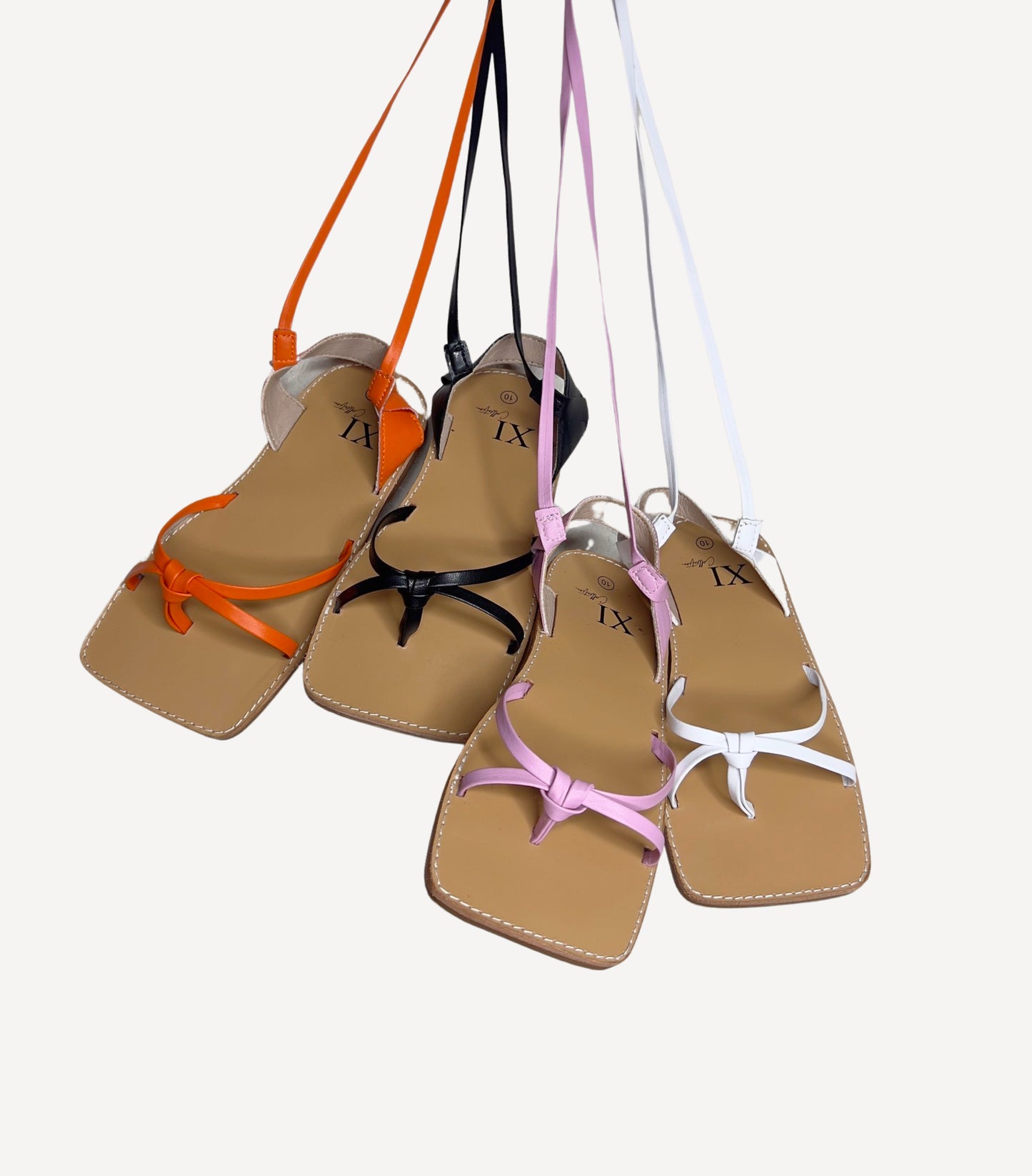 XIcollection Square Sandals