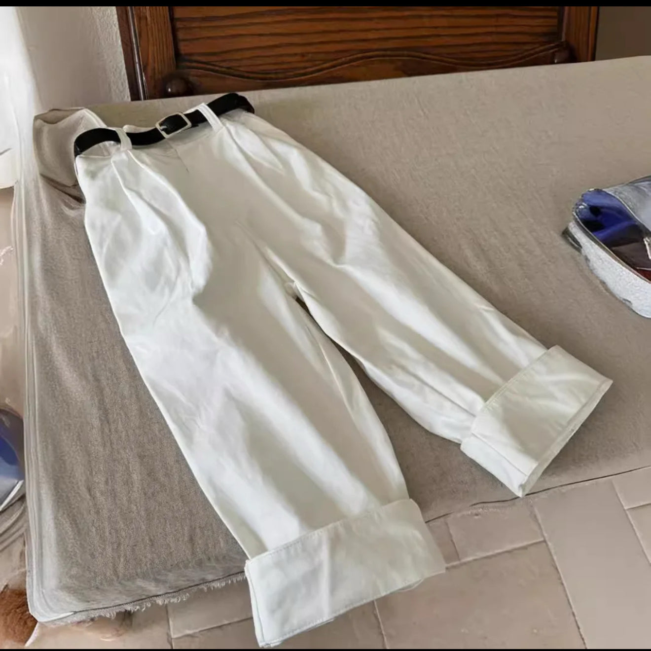 Taylen White Trousers