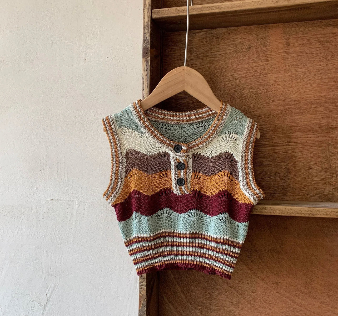 Autumn Crochet Vest